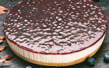 Blueberry cheesecake